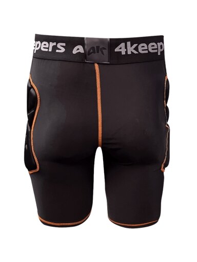 4Keepers Elite II GK Short vartininko šortai, juodi