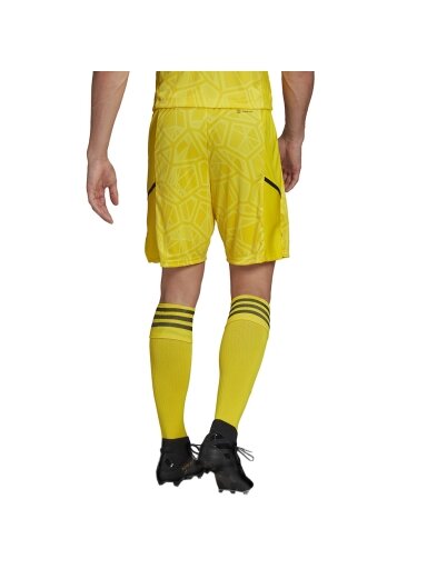 Adidas Condivo 22 vyriški vartininko šortai, geltoni HF0141
