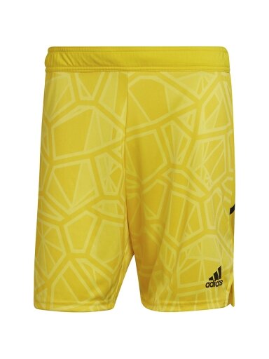 Adidas Condivo 22 vyriški vartininko šortai, geltoni HF0141