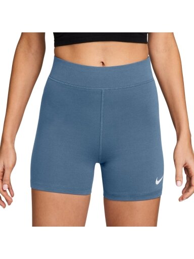 Nike Sportswear Klasikiniai moteriški šortai mėlyni HJ1019 486