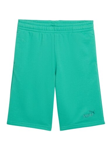 Puma ESS Small No.1 Logo žali šortai vaikams 692974 40