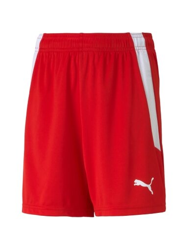 Puma teamLIGA vaikiški šortai raudoni 704931 01