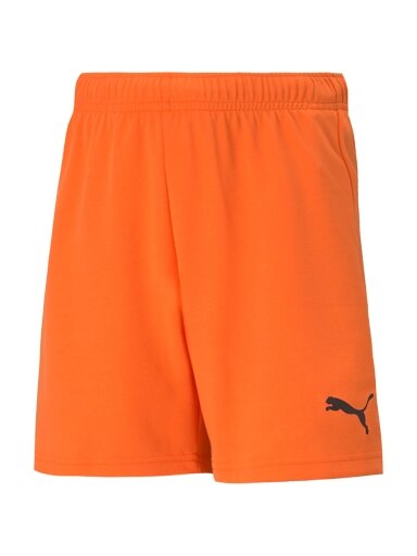 Puma teamRISE Short Jr vaikiški šortai oranžiniai 704943 08