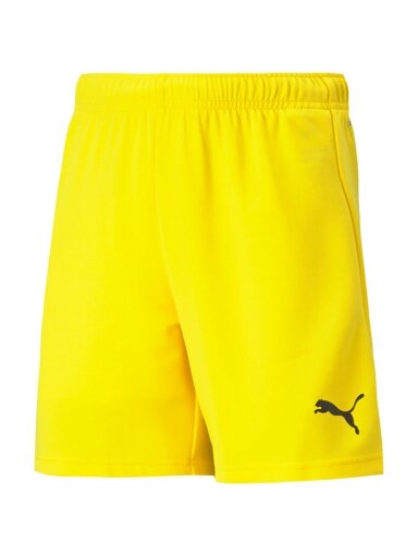 Puma teamRISE Short Jr vaikiški šortai geltoni 704943 07