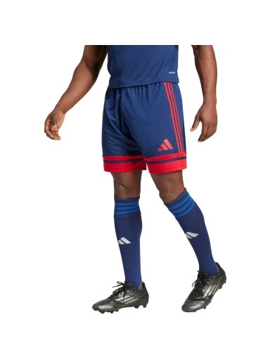 Adidas Squadra 25 vyriški šortai mėlyni-raudoni JH3408