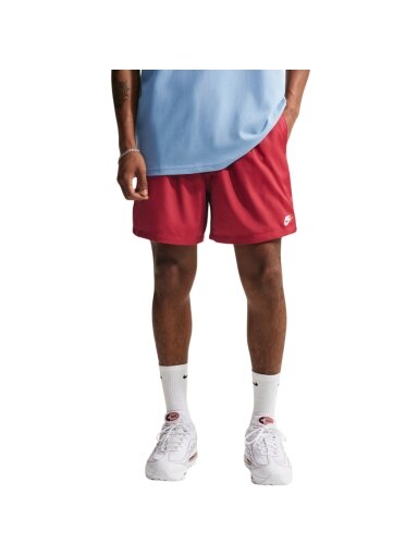 Nike Club vyriški šortai raudoni FN3307 613