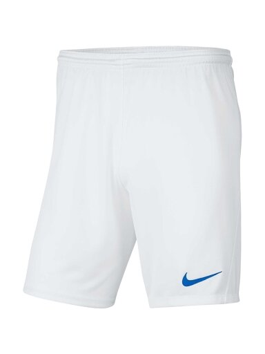 Nike NK Df Park III Short NB K vyriški šortai balti BV6855 104