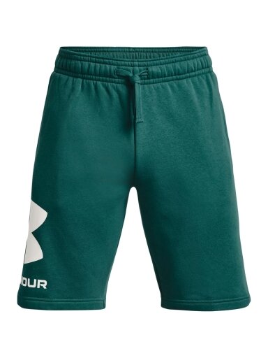 Vyriški šortai Under Armour Rival FLC Big Logo Shorts žalia 1357118 722