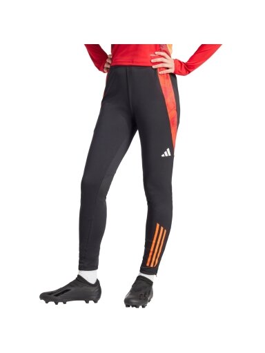Adidas Tiro 24 Competition Training moteriškos kelnės, juodos ir raudonos IS1637