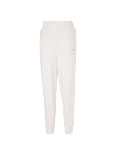 Puma ESS+ Embroidery aukšto juosmens kelnės FL moteriškų kelnių kremas 670007 99