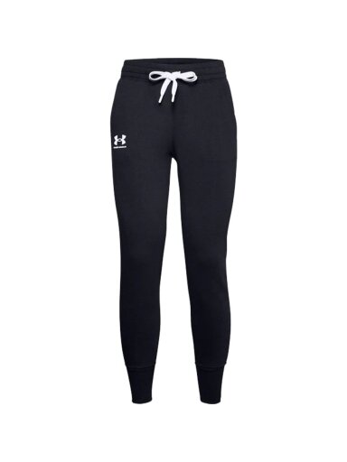 Under Armour Rival Fleece moteriškos kelnės juodos 1356416 001