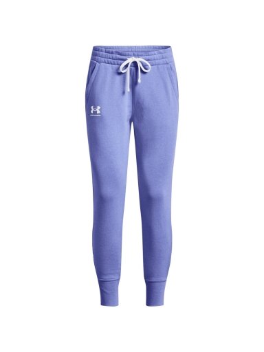 Under Armour Rival Fleece moteriškos kelnės, violetinės 1356416 495