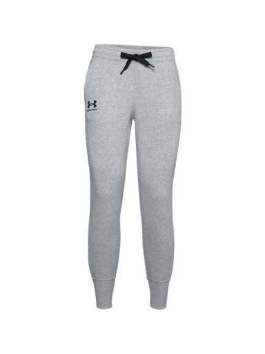 Under Armour Rival Fleece moteriškos kelnės, pilkos spalvos 1356416 035