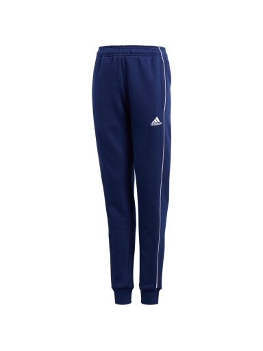 Adidas Core 18 Sweat JUNIOR vaikiškos kelnės, tamsiai mėlynos CV3958