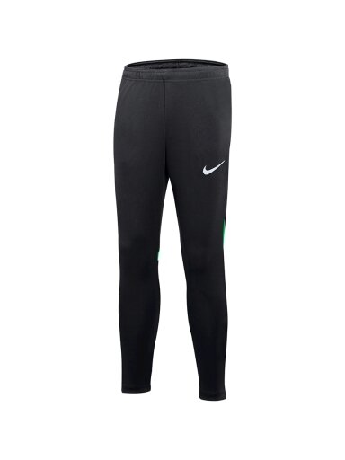 Nike Academy Pro Pant Youth juodos ir žalios vaikiškos kelnės DH9325 011