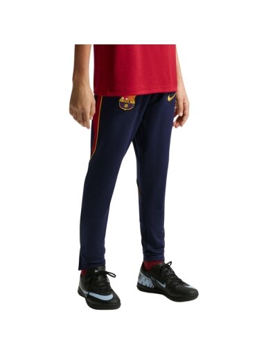 Nike FC Barcelona Strike vaikiškos kelnės tamsiai mėlynos spalvos II2809 498