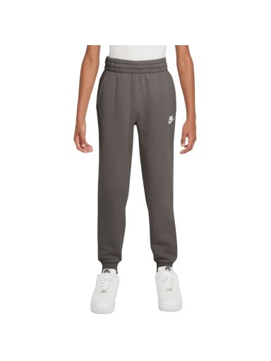 Nike Sportswear Club Fleece vaikiškos kelnės, pilkos FD3008 289