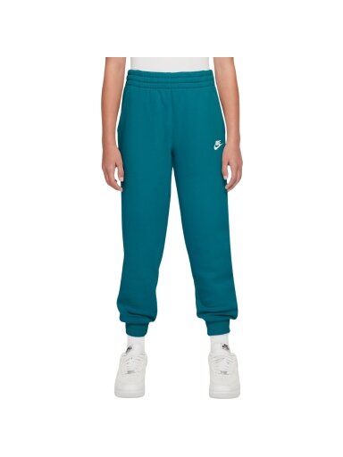 Nike Sportswear Club Fleece vaikiškos kelnės žalios FD3008 372