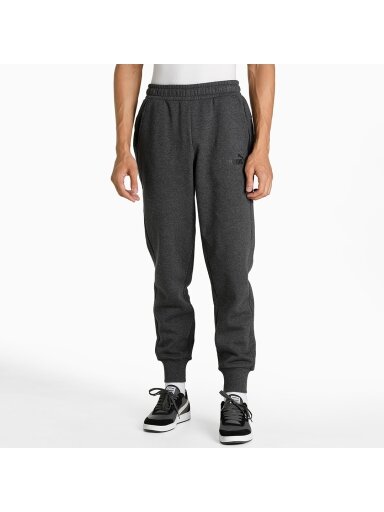 Puma ESS Logo Pants FL vyriškos kelnės, tamsiai pilkos 586714 07