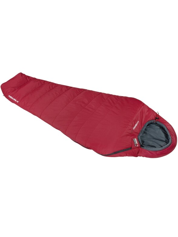 High Peak Hyperion 1M miegmaišis 210x80x50 cm bordo-pilka 23363