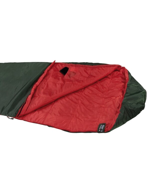High Peak Lite Pak 800 miegmaišis 210x75x50 cm žaliai raudona 23260 3 High Peak Lite Pak 800 miegmaišis 210x75x50 cm žaliai raudona 23260 3