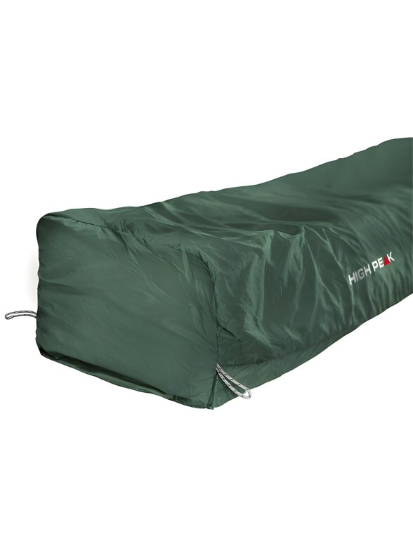 Miegmaišis High Peak Ultra Pak 500 Eco 205x75x50 cm žalio-raudona 23254 2