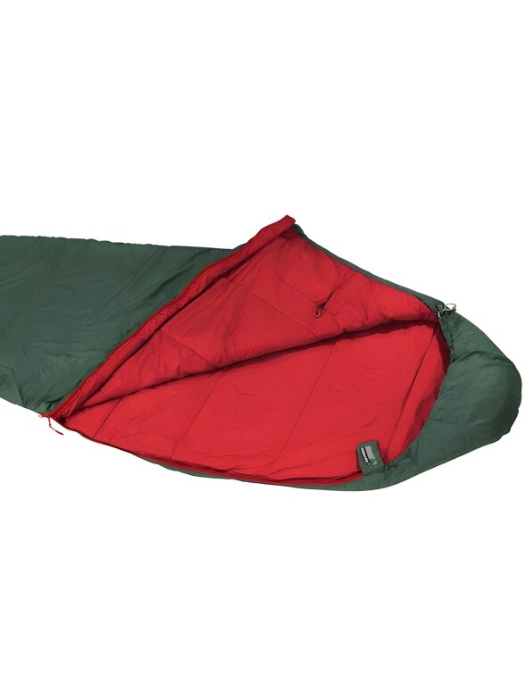 Miegmaišis High Peak Ultra Pak 500 Eco 205x75x50 cm žalio-raudona 23254 1