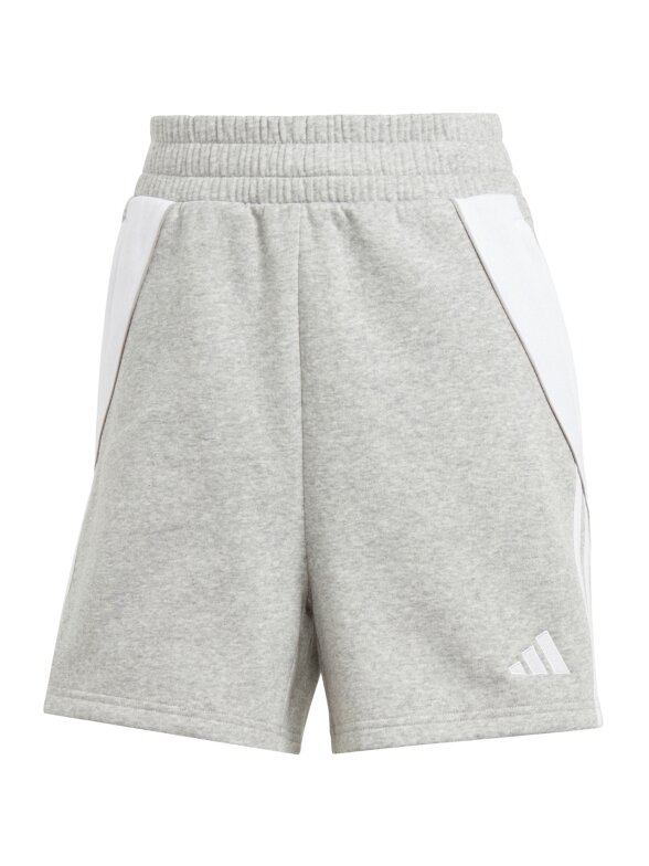 Adidas šortai moterims Tiro 24 Sweat pilki/balti IR9327 1 Adidas šortai moterims Tiro 24 Sweat pilki/balti IR9327 1