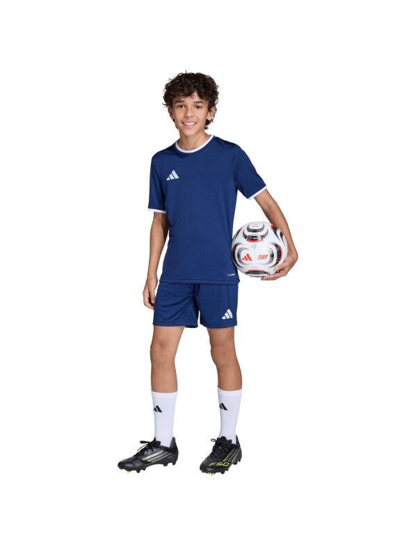 Adidas Entrada 26 vaikams tamsiai mėlyni šortai JZ6532 5 Adidas Entrada 26 vaikams tamsiai mėlyni šortai JZ6532 5