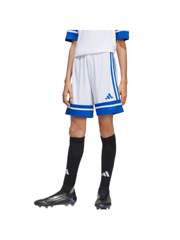 adidas Squadra 25 šortai vaikams balti-mėlyni JJ2425