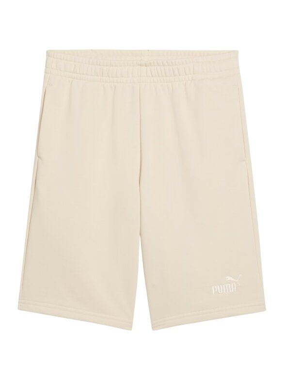 Puma ESS Small No.1 Logo vaikiški šortai smėlio spalvos 692974 87 1