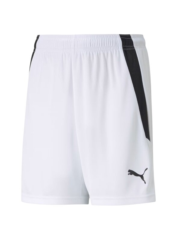 Puma teamLIGA Shorts Jr vaikiški šortai balti 704931 04 Puma teamLIGA Shorts Jr vaikiški šortai balti 704931 04