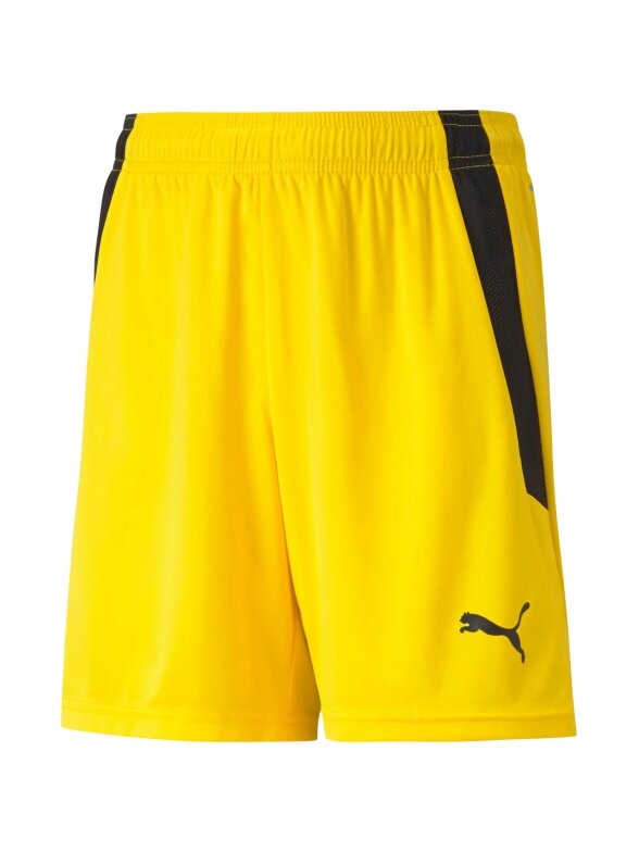 Puma teamLIGA Shorts Jr Kibernetiniai šortai vaikams, geltoni 704931 07 Puma teamLIGA Shorts Jr Kibernetiniai šortai vaikams, geltoni 704931 07