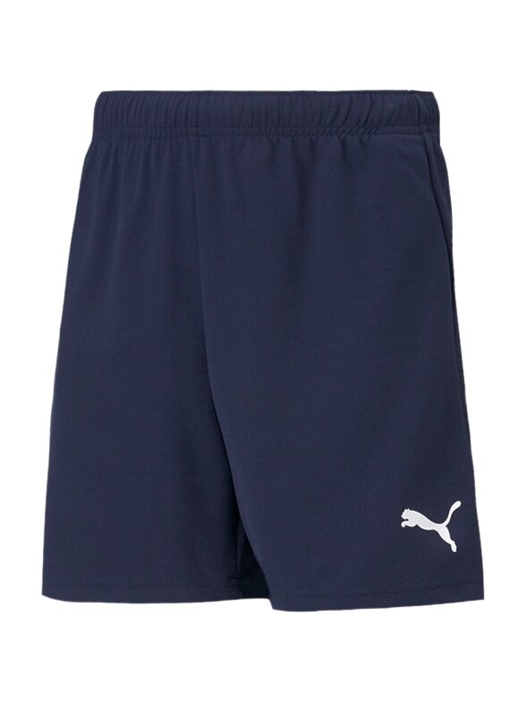 Puma teamRISE Short Jr vaikiški šortai, tamsiai mėlyni 704943 06 Puma teamRISE Short Jr vaikiški šortai, tamsiai mėlyni 704943 06