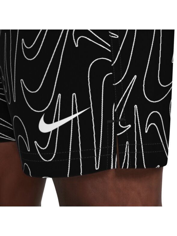 Nike Breaker Tossed Swoos 5" Volley plaukimo šortai, juodi NESSG572 001 3 Nike Breaker Tossed Swoos 5" Volley plaukimo šortai, juodi NESSG572 001 3