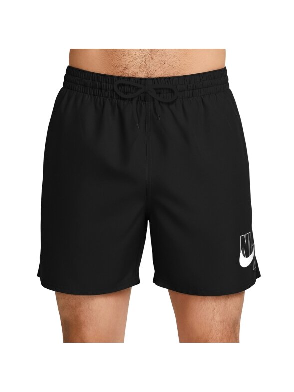 Nike Logo Lap 5" Volley plaukimo šortai, juodi NESSG574 001 1