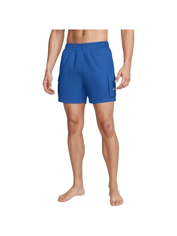 Nike Voyage Solid Essenti Game plaukimo šortai mėlyni NESSG454 494