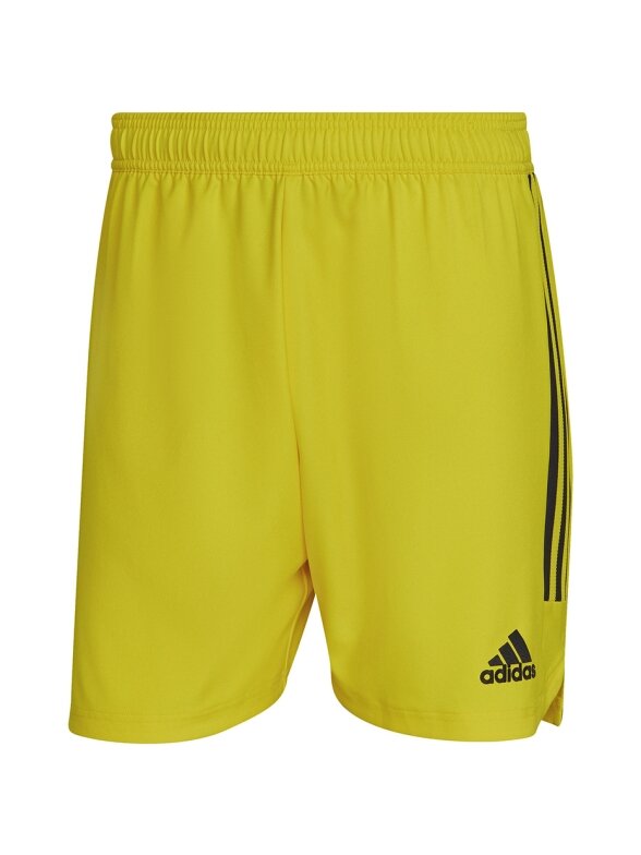 Adidas Condivo 22 Match Day vyriški šortai, geltoni ir juodi HA3511 Adidas Condivo 22 Match Day vyriški šortai, geltoni ir juodi HA3511