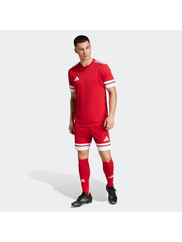 Adidas Squadra 25 vyriški šortai raudoni JE7745 4