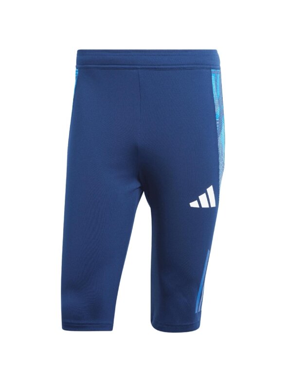 Adidas Tiro 24 Competition 1/2 vyriški šortai, tamsiai mėlyni IR5490 Adidas Tiro 24 Competition 1/2 vyriški šortai, tamsiai mėlyni IR5490