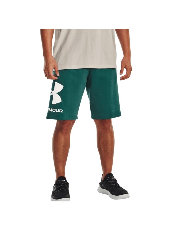 Vyriški šortai Under Armour Rival FLC Big Logo Shorts žalia 1357118 722 2
