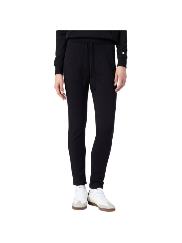 Champion Slim Pants moteriškos kelnės, juodos 118041 KK001