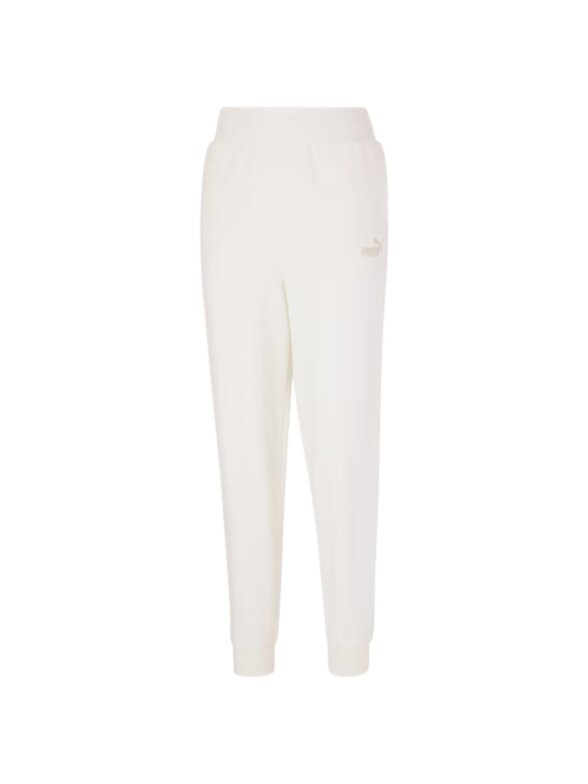 Puma ESS+ Embroidery aukšto juosmens kelnės FL moteriškų kelnių kremas 670007 99