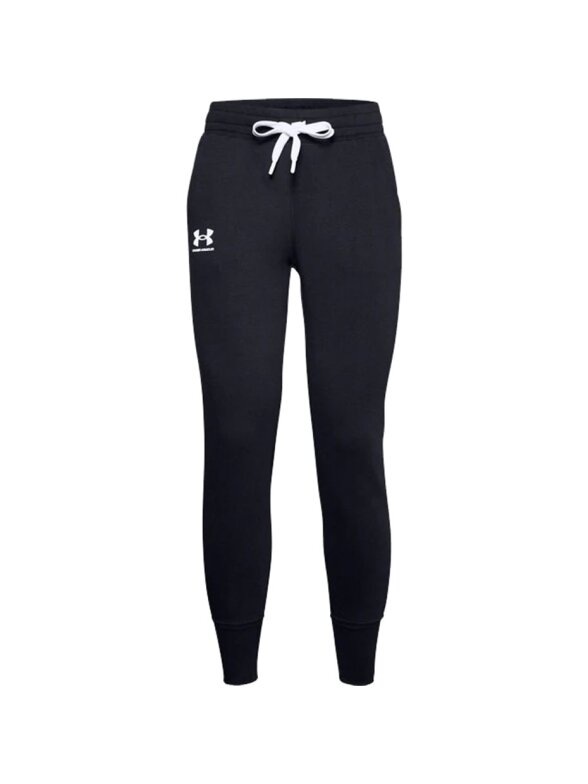 Under Armour Rival Fleece moteriškos kelnės juodos 1356416 001 1 Under Armour Rival Fleece moteriškos kelnės juodos 1356416 001 1