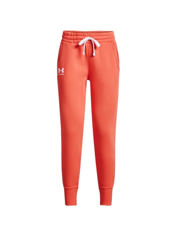 Under Armour Rival Fleece moteriškos oranžinės kelnės 1356416 877 Under Armour Rival Fleece moteriškos oranžinės kelnės 1356416 877