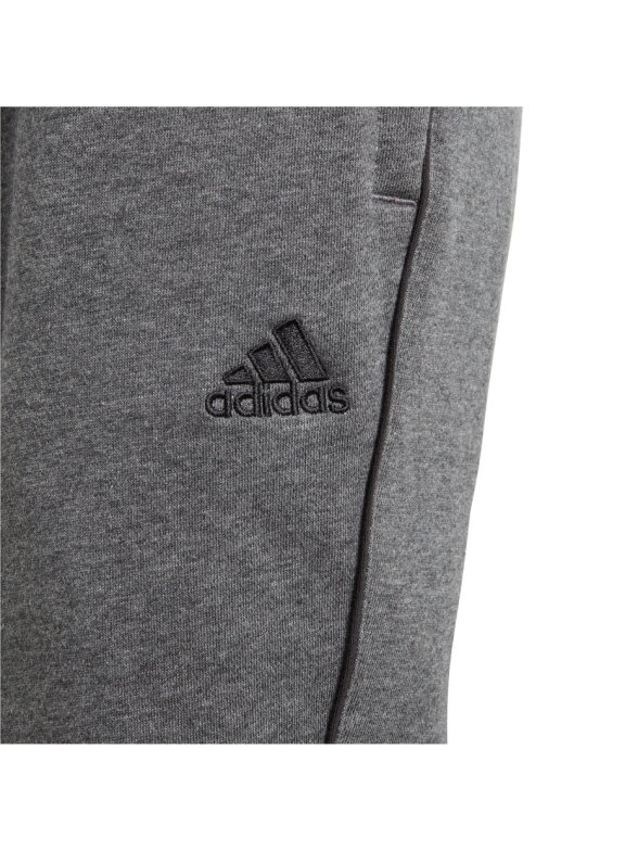 Adidas Core 18 Sweat JUNIOR vaikiškos kelnės, pilkos CV3957 1 Adidas Core 18 Sweat JUNIOR vaikiškos kelnės, pilkos CV3957 1