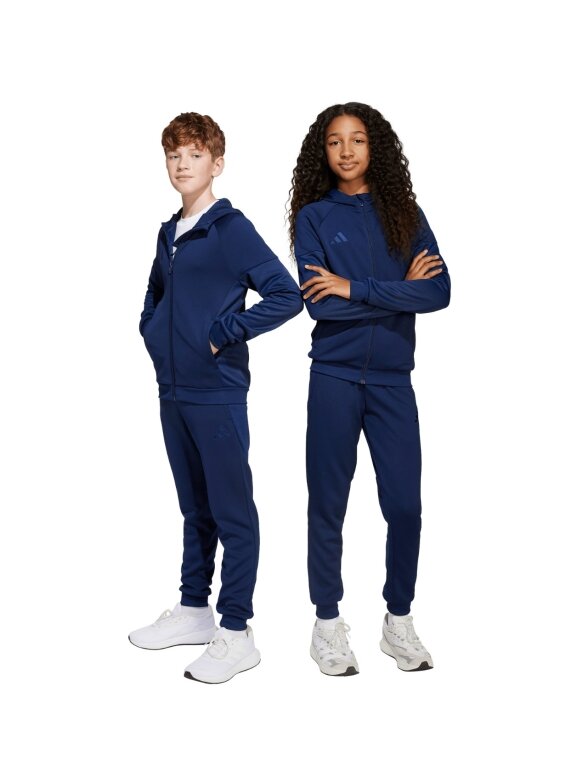 Adidas Tiro 25 kelnės vaikams tamsiai mėlynos JC5129 Adidas Tiro 25 kelnės vaikams tamsiai mėlynos JC5129