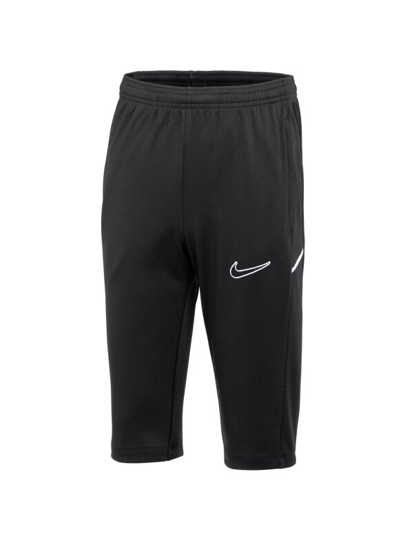 Nike Dri-Fit Academy 25 3/4 vaikiškos juodos kelnės FZ9800 010 Nike Dri-Fit Academy 25 3/4 vaikiškos juodos kelnės FZ9800 010