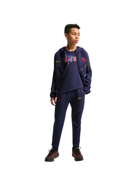 Nike FC Barcelona Tech Fleece vaikiškos kelnės, tamsiai mėlynos, II3728 498 5 Nike FC Barcelona Tech Fleece vaikiškos kelnės, tamsiai mėlynos, II3728 498 5