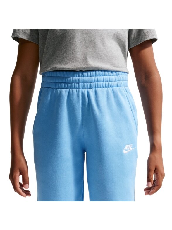 Nike Sportswear Club Fleece vaikiškos kelnės, šviesiai mėlynos FD3008 497 5 Nike Sportswear Club Fleece vaikiškos kelnės, šviesiai mėlynos FD3008 497 5